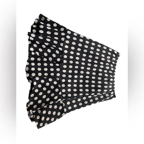 Vintage signature Robbie Bee Brown White Polka Dot ruffle skirt sz 18W plus - Picture 1 of 4